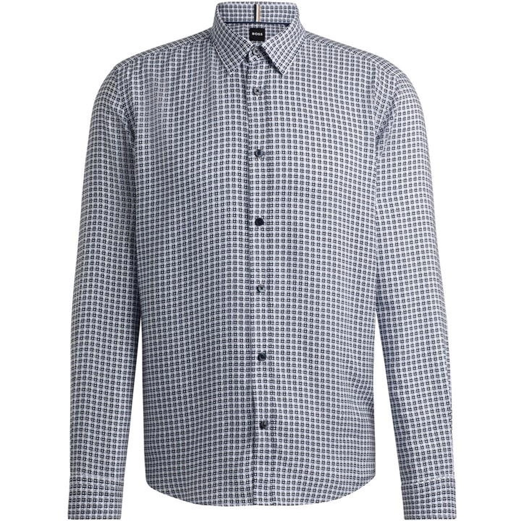 Hugo Boss H-Liam-Kent-C1-243 10261351 01 Oxford Shirt Mens - Blue